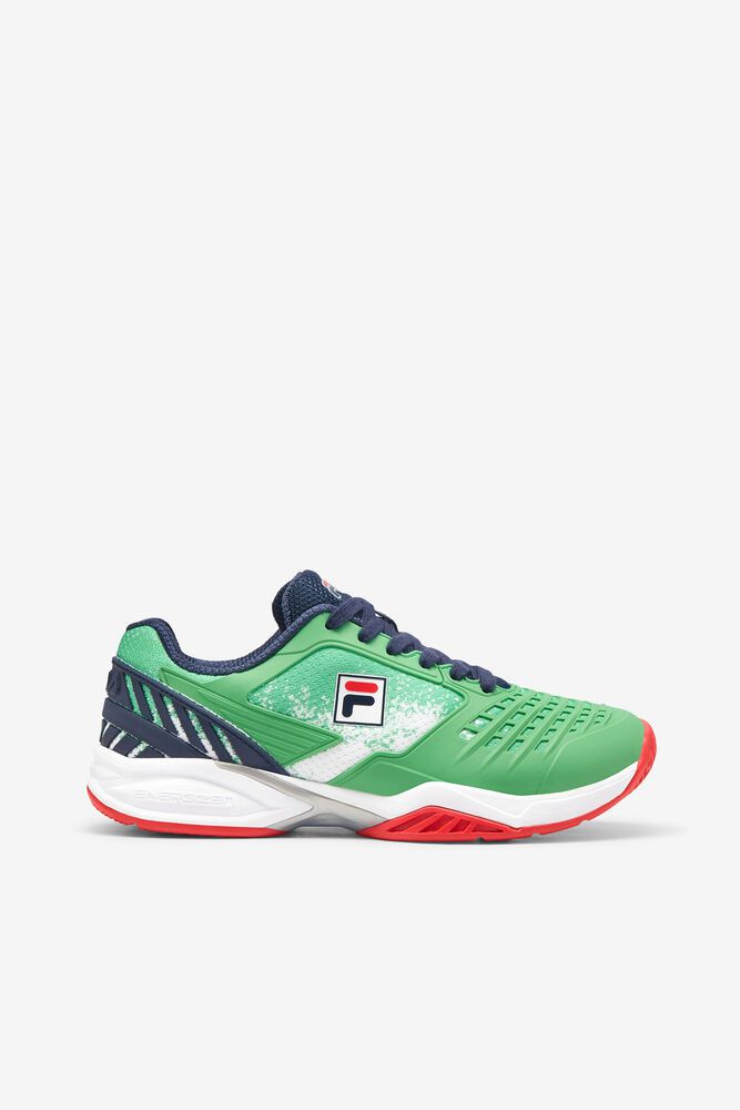 Fila Axilus 2 Energized Le Green Tennis Shoes Womens - NZ 41075-ESPQ